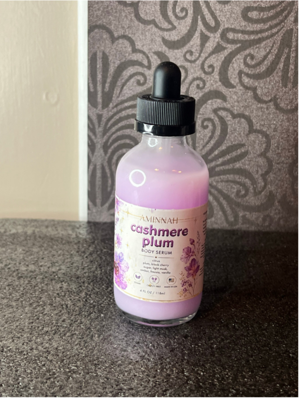 Aminnah Cashmere Plum Body Serum